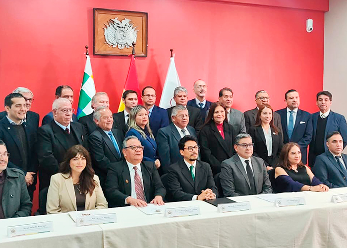 UNANDES se adhiere al convenio firmado junto a ANUP con el Ministerio de Educación y la AGETIC